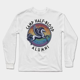 camp half blood - percy jackson - rainbow color Long Sleeve T-Shirt